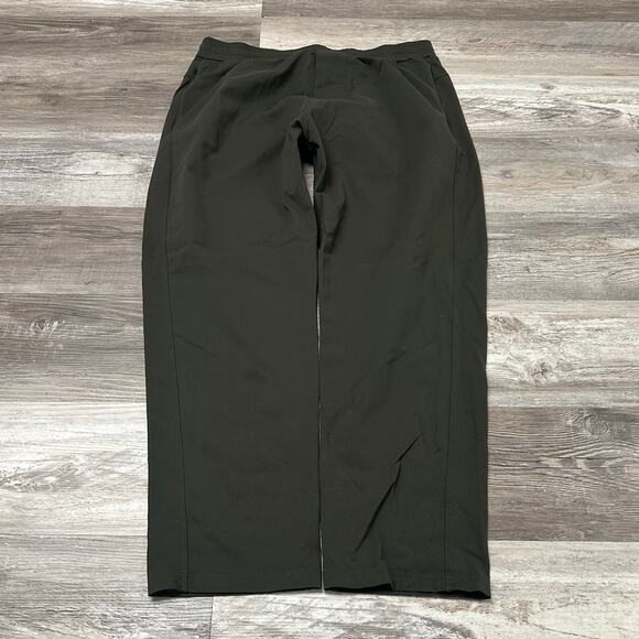 Public Rec Green Black Men 37x30 Elastic Waist Pull On Stretch Performance Pants - Picture 2 of 13